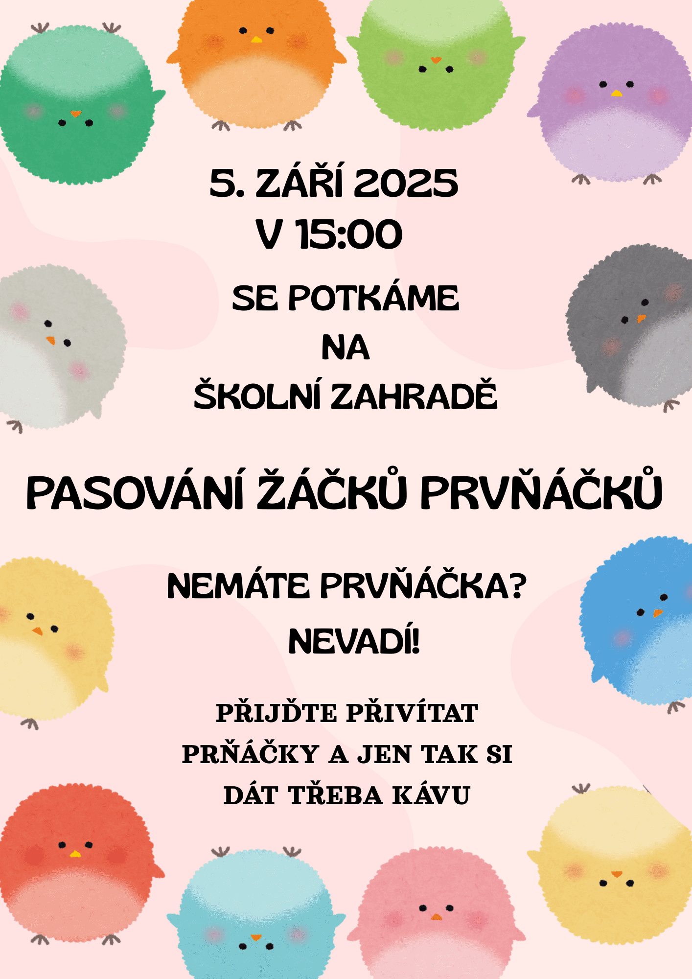 PASOVÁNÍ PRVŇÁČKŮ